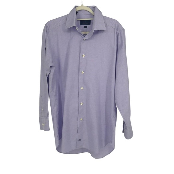 David Donahue Purple Dress Shirt - Picture 1 of 8